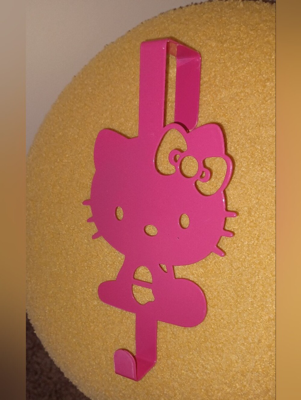 Hello Kitty Pink Metal Wall Hook